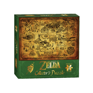 The Legend of Zelda - Hyrule Map Jigsaw Puzzle