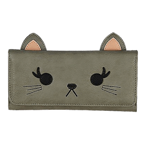 Loungefly Grey Cat Trifold Wallet