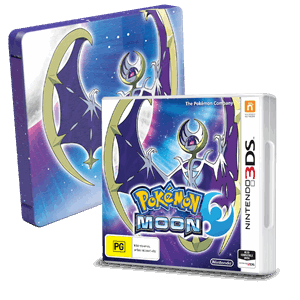 Pokémon Moon + SteelBook