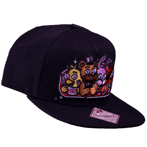 Five Nights At Freddy's - Embroidered Characters Black Cap