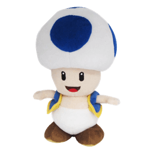 Nintendo - Toad Blue 8" Plush