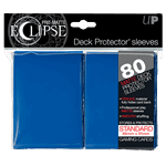 Ultra Pro - 80 Eclipse Deck Protector Sleeves - Blue Matte - Standard Size