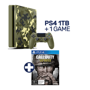 New-Look PlayStation 4 1TB Call of Duty WWII Camouflage Limited Edition Console