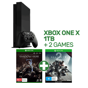 Xbox One X 1TB Console + 2 Games