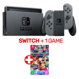 Nintendo Switch Grey Console + 1 Game