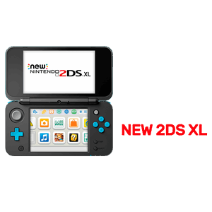 Nintendo New 2DS XL Console Black & Blue