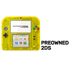Nintendo 2DS Transparent Yellow Limited Edition Console (Premium Refurbished by EB Games) (preowned)