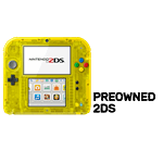 Nintendo 2DS Transparent Yellow Limited Edition Console (Premium Refurbished by EB Games) (preowned)