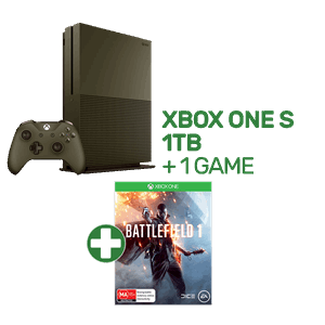 Xbox One S 1TB Battlefield 1 Limited Edition Bundle