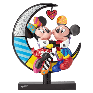 Disney - Mickey & Minnie On Moon Britto Limited Edition Statue