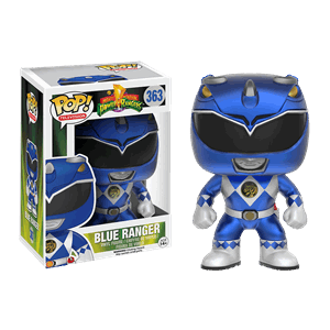 Mighty Morphin Power Rangers - Blue Ranger Metallic Pop! Vinyl Figure