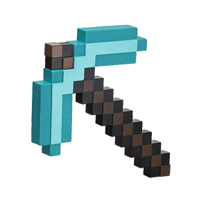 Minecraft Deluxe Diamond Pickaxe