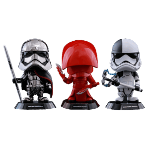 Star Wars - Episode VIII - First Order Cosbaby Vinyl Hot Toys Set of 3