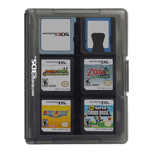 HORI 3DS Game Card Case 24 (Black)