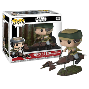 Star Wars - Episode VI - Princess Leia on Speeder Bike Deluxe Pop! Vinyl Figure