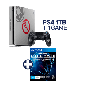 New-Look PlayStation 4 1TB Star Wars Battlefront 2 Limited Edition Console + 1 Game