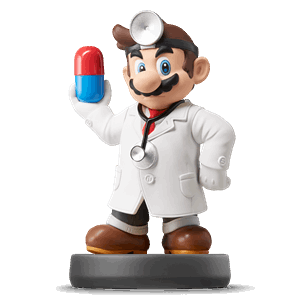 Nintendo amiibo (Super Smash Bros.) - Dr Mario Figure