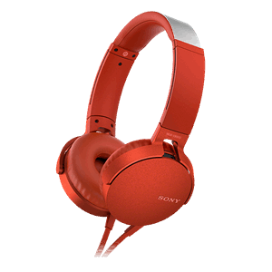 Sony Extra Bass Headset - Red
