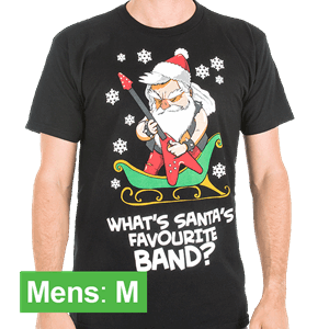 Christmas - Sleighher Men's T-Shirt - Black - Size: M