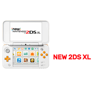 Nintendo New 2DS XL Console White & Orange