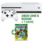 Xbox One S 500GB Console + 1 Game