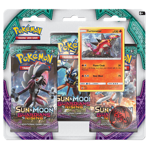 Pokemon Trading Card Game - Sun & Moon Guardians Rising 3 Pack Blister