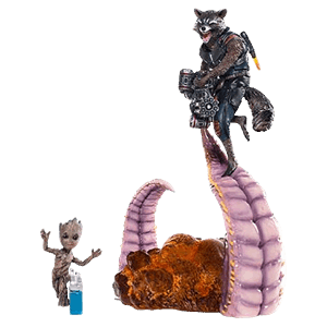 Marvel - Guardians of the Galaxy: Vol. 2 - Groot & Rocket 1/10 Scale Iron Studios Statue