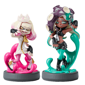Nintendo amiibo (Splatoon 2) - Off the Hook Inkling Girls Double Pack Character Figures
