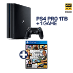 PlayStation 4 Pro 1TB Console + 1 Game