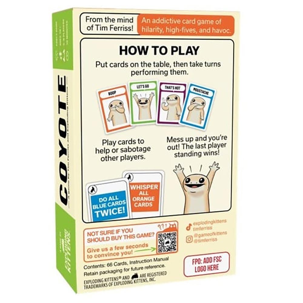 Coyote Card Game - Packshot 2