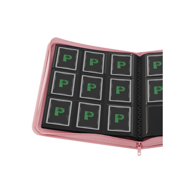 Palms Off Gaming - Collector's Series 9 Pocket Zip Trading Card Binder - Pink - Packshot 2