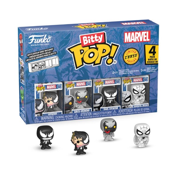 Marvel - Spider-Man Venom Bitty Pop! Vinyl 4-Pack - Packshot 1