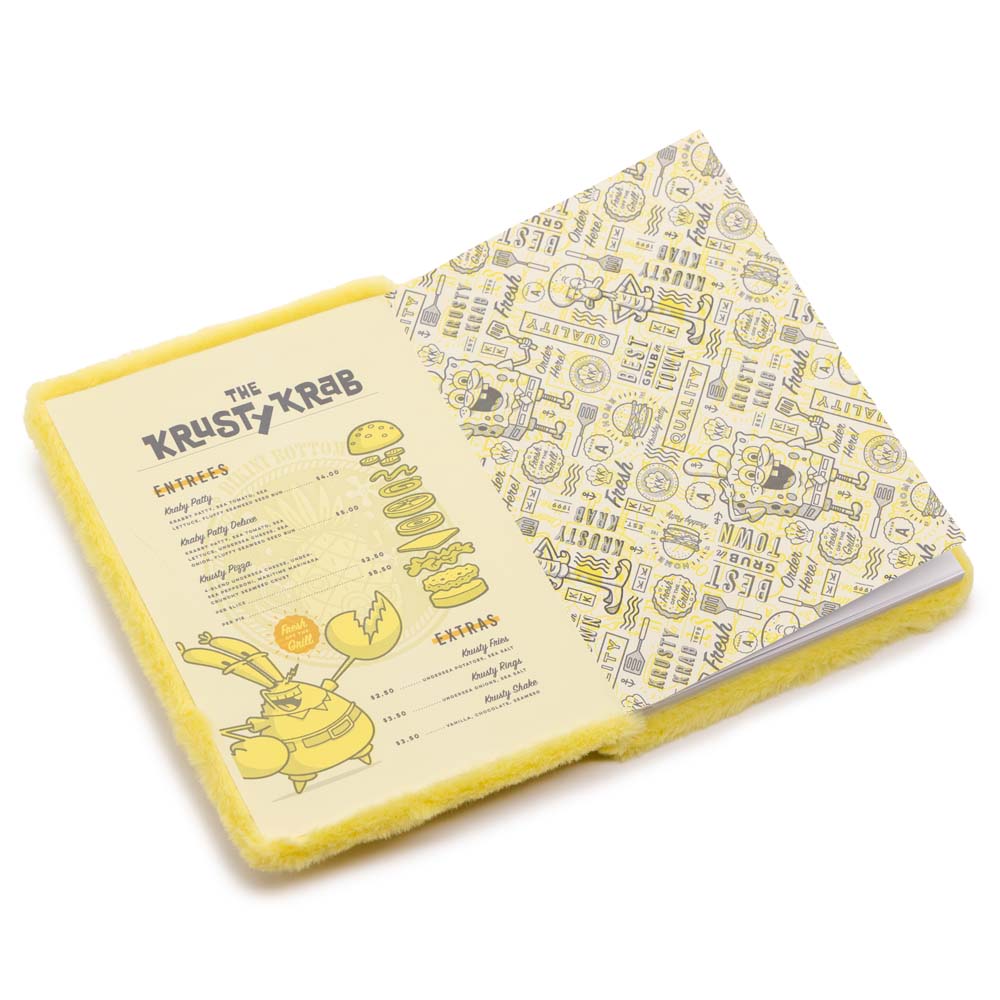 SpongeBob SquarePants - Fluffy Spongebob A5 Notebook - Office Stuff ...
