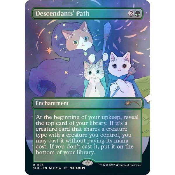 マジック：ザ・ギャザリング PSA10 MTG Secret Lair Descendants' Path Descendants' Path 2022 Secret Lair Drop #1183 Foil Price
