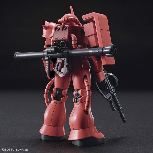 Mobile Suit Gundam - MS-06S Zaku II Char HGUC 1/144 Model Kit - Packshot 3