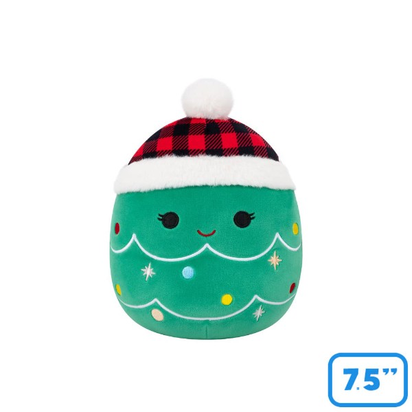 Squishmallows - Leama the Christmas Tree 7.5" Christmas Plush - Packshot 1