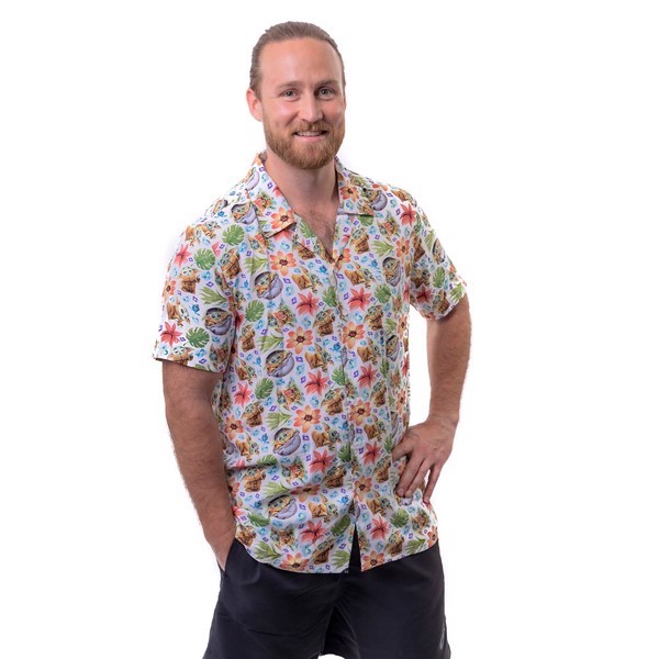 Floral Short Sleeve Shirt - Clothing 