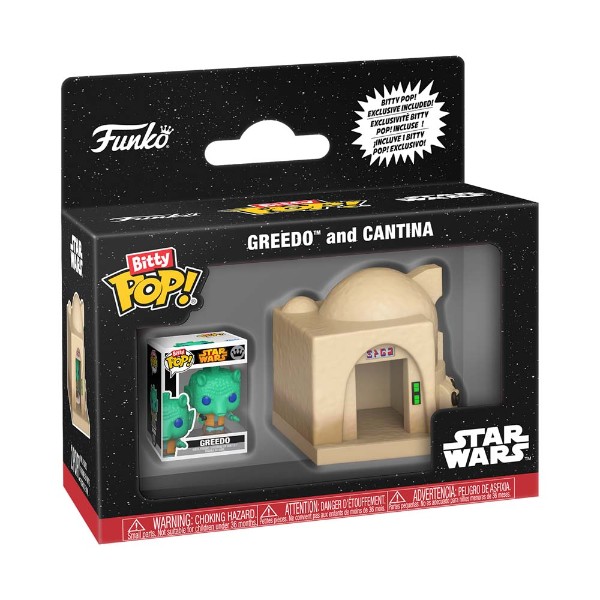 Star Wars - Greedo & Cantina Bitty Pop! Town Vinyl Figure - Packshot 1