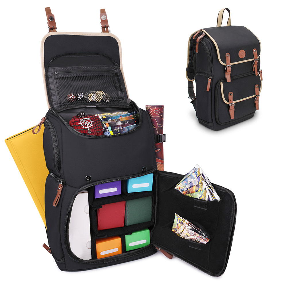 Enhance Designer Edition - Full Size Trading Card Storage Box Backpack - Black - Packshot 3