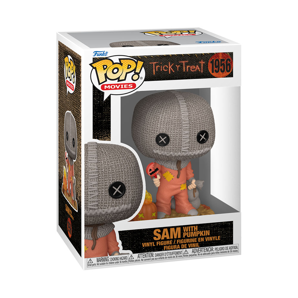 Trick r Treat - Sam (with Pumpkin) Pop! Vinyl Figure - Packshot 2