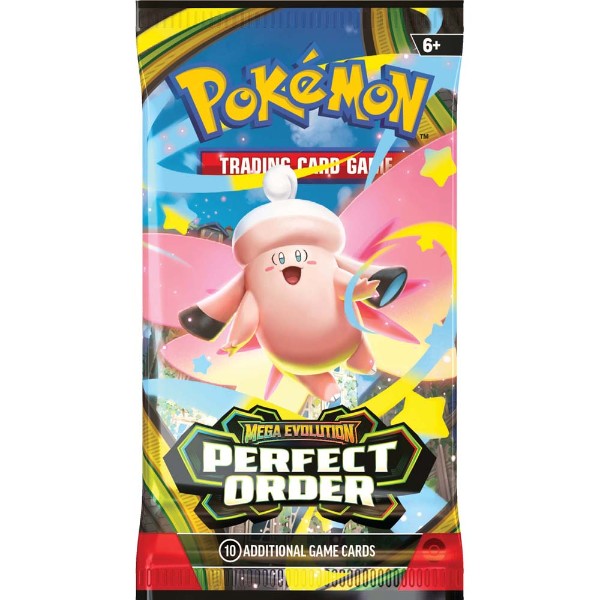 未開封_TCG海外限定MEGA EVOLUTION PERFECT ORDER Pokemon - TCG - Mega Evolution Perfect Order Booster - Toys and