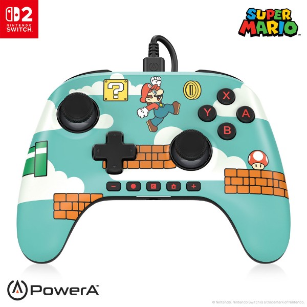 PowerA - Advanced Wired Controller for Nintendo Switch 2 - Mario Time - Packshot 2