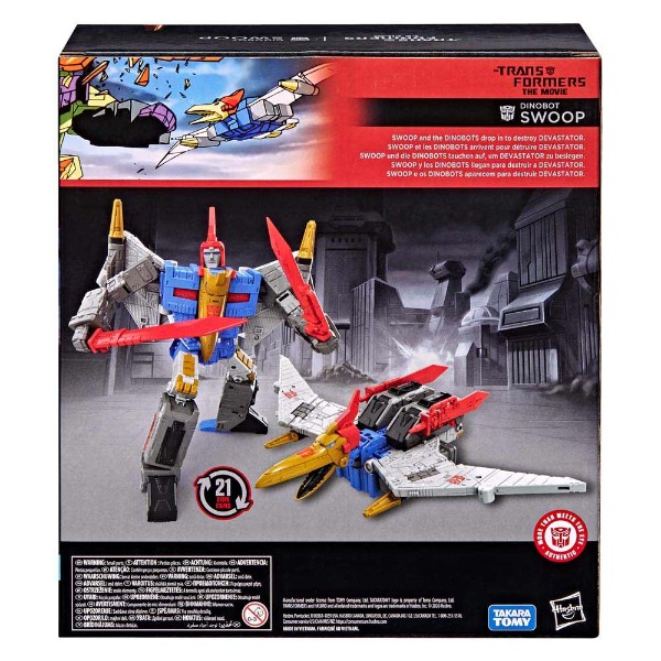 Transformers - Transformers: The Movie - Dinobot Swoop Leader Class Action Figure - Packshot 5