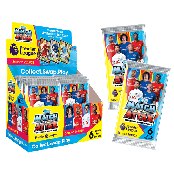 Match Attax 2017/2018 Trading Card Booster Pack (Single Booster) EB