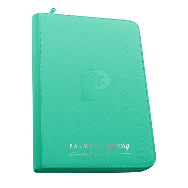 Palms Off Gaming - Collector's Series Top Loader Zip Binder - Turquoise - Packshot 1