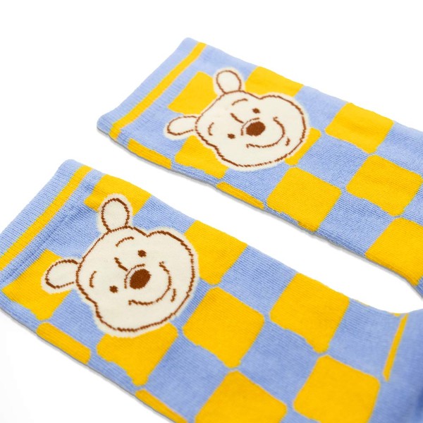 Disney - Winnie The Pooh Checkered Kids Crew Socks - Packshot 2