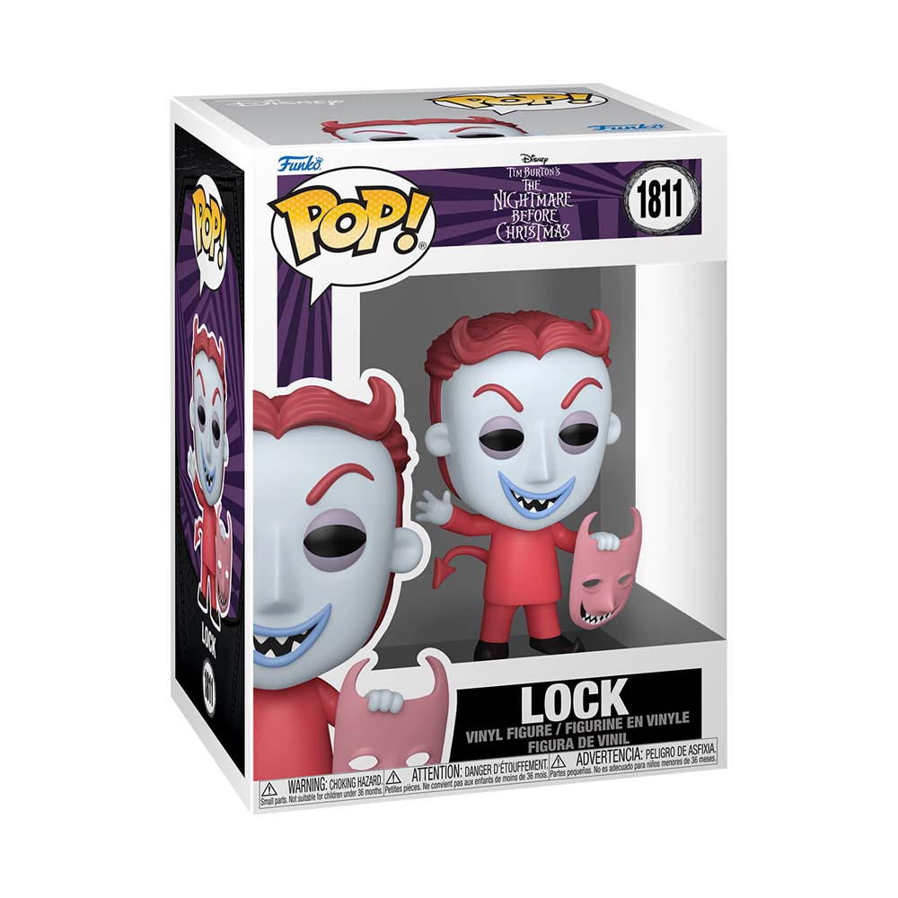 Disney - The Nightmare Before Christmas - Lock with Mask Pop! Vinyl Figure - Packshot 2