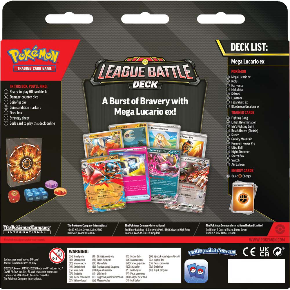 Pokemon - TCG - Mega Lucario ex League Battle Deck - Packshot 2