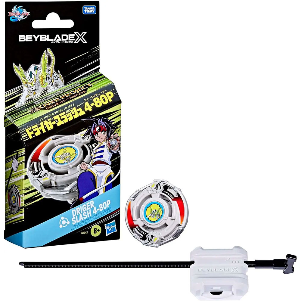 Beyblade X - X-Over Project Driger Slash 4-80P Starter Pack Set