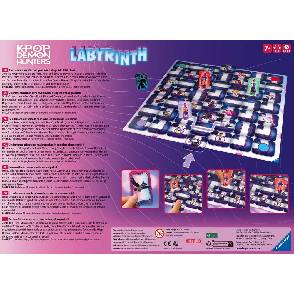 Labyrinth - K-Pop Demon Hunters Edition Board Game - Packshot 3